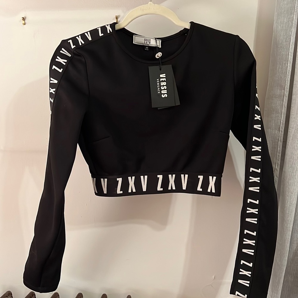 Versace crop top (NWT)